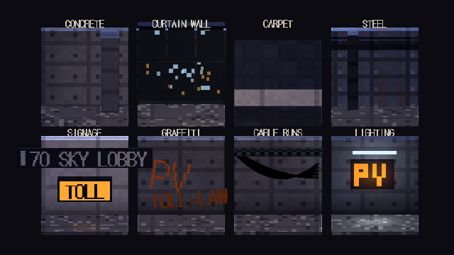 Route A style tiles