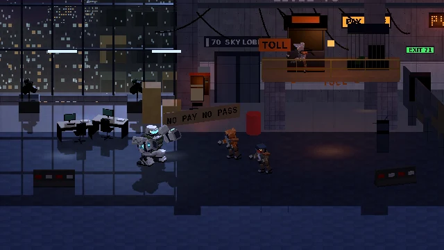 Route B: Floor 70 at night