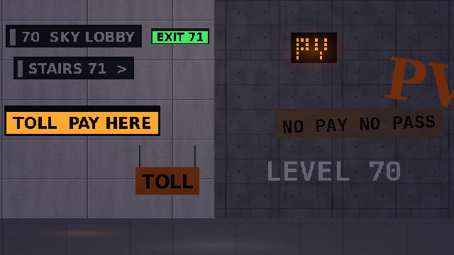 Route B signs