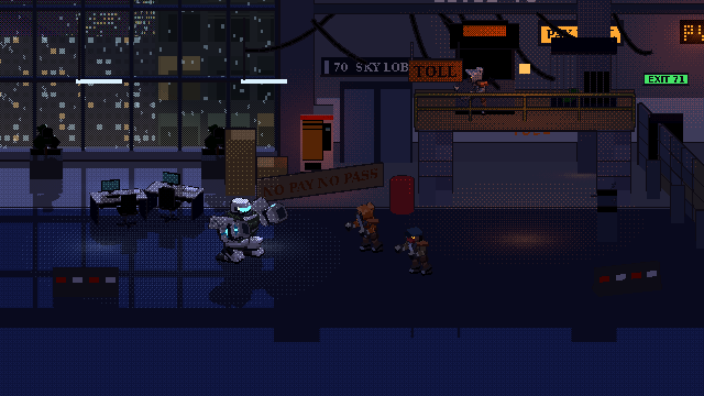 Route C: Floor 70 at night