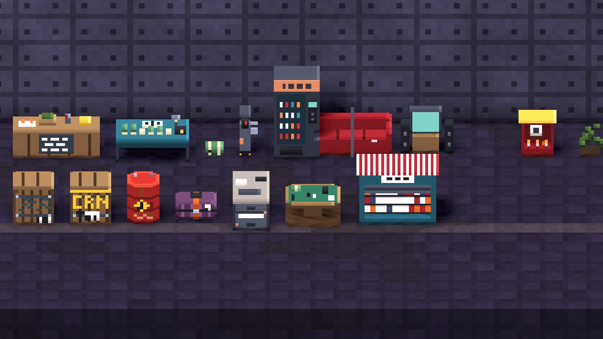 Modelled props