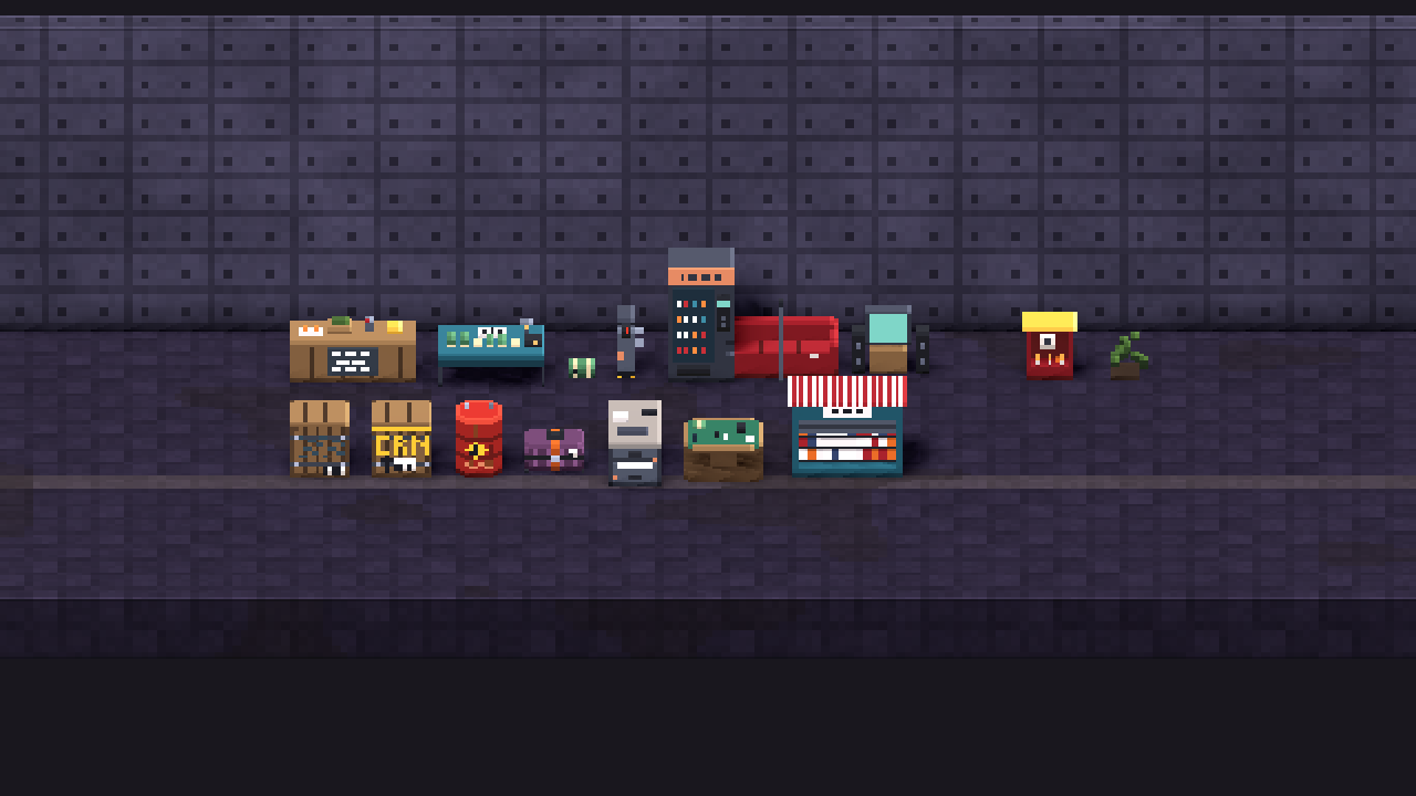 Props at game scale